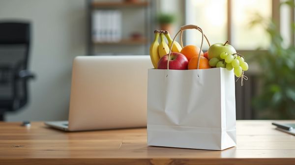 Comment organiser la livraison d'un panier de fruits au bureau