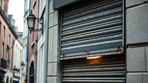 Les 5 signes qui indiquent un dépannage de rideau métallique à Lille